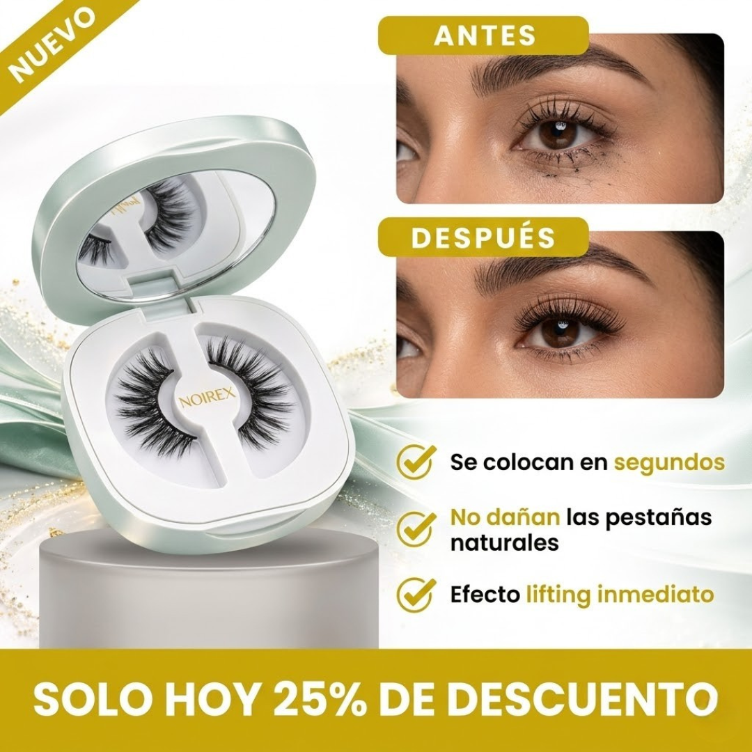 Pestañas Magnéticas - Realza tu mirada en 10 segundos de forma fácil y sin irritaciones.