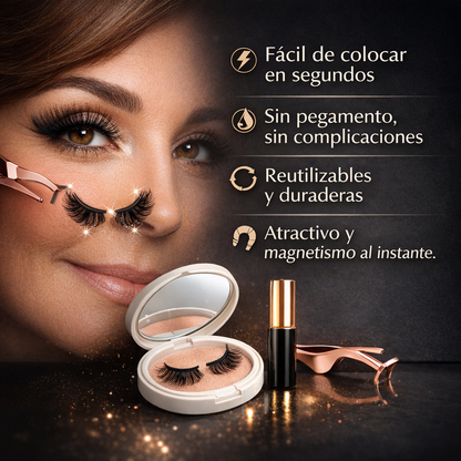 Pestañas Magnéticas - Haz que se revitalice tu mirada de nuevo